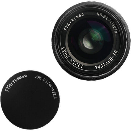 TTArtisan 17mm f1.4 Objetivo L-Mount para Leica L APS-C 40.5mm