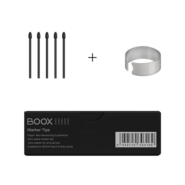BOOX Standard Stylus Nibs Repuestos para Tabletas E-Ink Pack 5 y Herramienta de Extracción