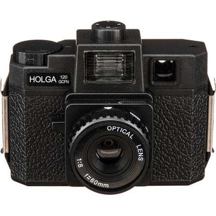 Holga 120GCFN Cámara de Medio Formato con Flash 60mm f8 y Máscaras 6x45 y 6x6 cm