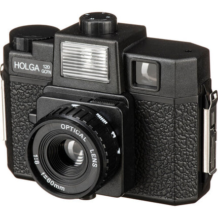 Holga 120GCFN Cámara de Medio Formato con Flash 60mm f8 y Máscaras 6x45 y 6x6 cm