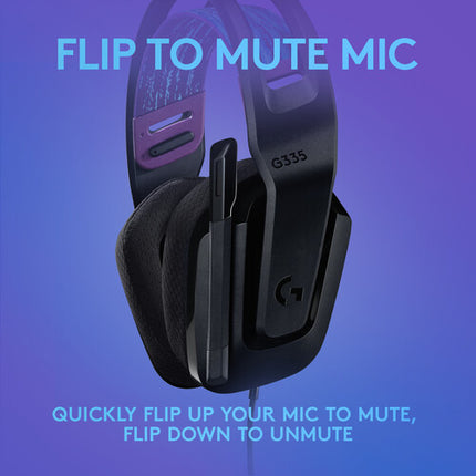 Logitech G G335 Auriculares Gaming con Cable Drivers 40mm Negro