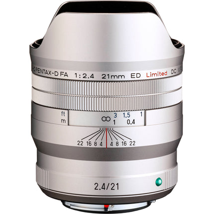 Pentax HD PENTAX-D FA 21mm f/2.4ED Objetivo Gran Angular con Distancia Minima 18cm Resistente al Clima Plata