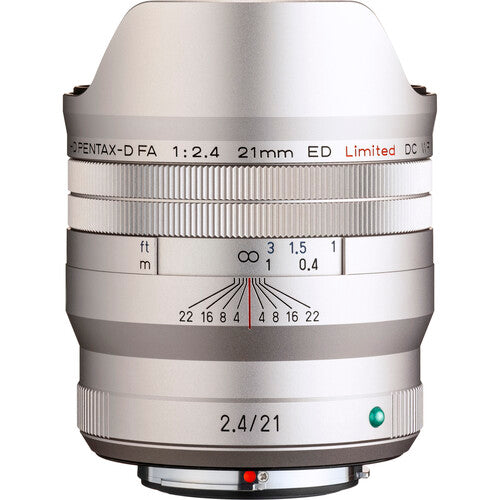 Pentax HD PENTAX-D FA 21mm f/2.4ED Objetivo Gran Angular con Distancia Minima 18cm Resistente al Clima Plata
