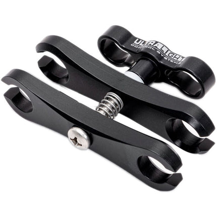 Ultralight Long Ball Clamp con T-Knob Anodizado 3 Pulgadas Negro