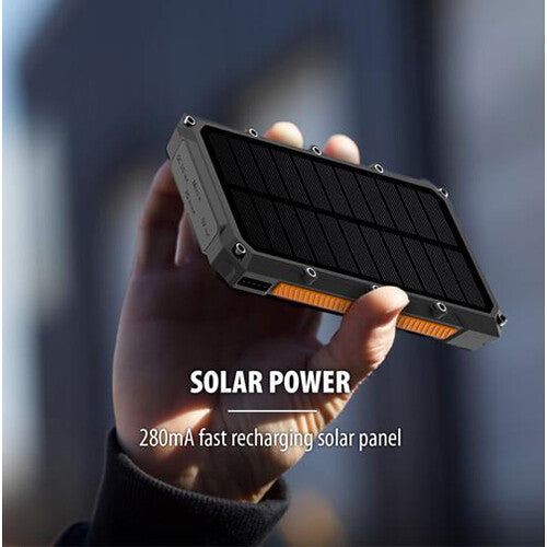 ToughTested Cargador Solar 10000mAh Batería Recargable y Carga Inalámbrica 10W