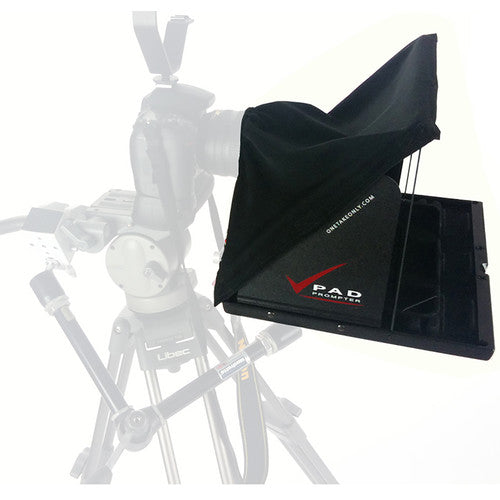 Onetakeonly Pad Prompter para Tablets hasta 12.9" con vidrio Beamsplitter 70/30 y funda de transporte