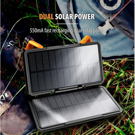 ToughTested Power Pack Solar 10000mAh 18W USB-C PD y Panel LED IP44
