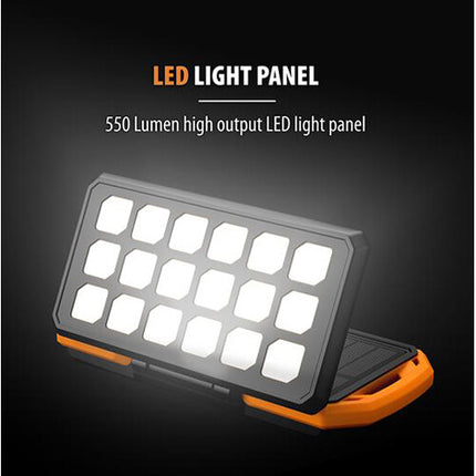 ToughTested Power Pack Solar 10000mAh 18W USB-C PD y Panel LED IP44