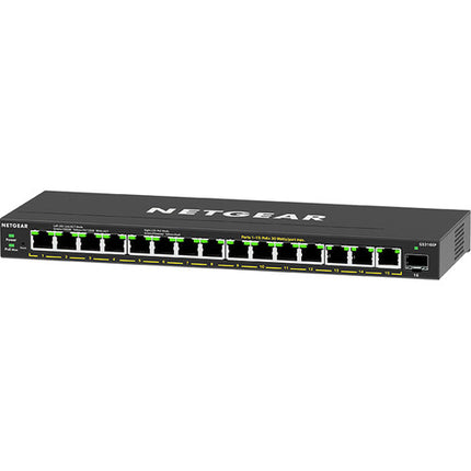 Netgear GS316EP Switch Gestionado 16 Puertos Gigabit PoE+ 32 Gb/s SFP