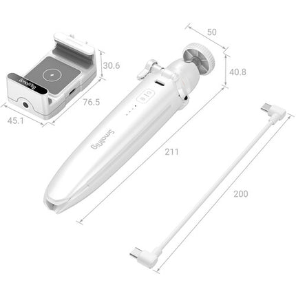 SmallRig Trípode de Carga para Smartphone con Batería 4000mAh y Carga Inalámbrica 18W