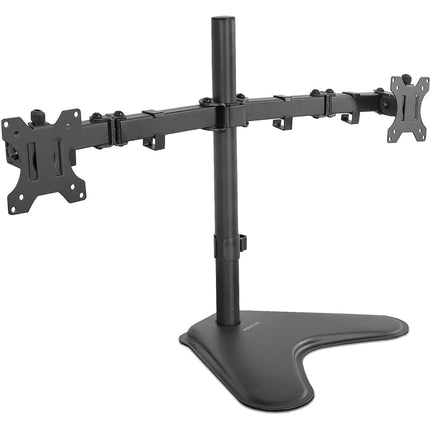 Mount-It! Soporte de Escritorio para 2 Monitores 32" 22 lb 360° Rotación