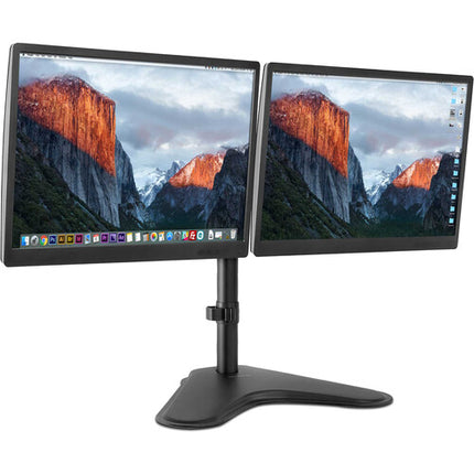 Mount-It! Soporte de Escritorio para 2 Monitores 32" 22 lb 360° Rotación