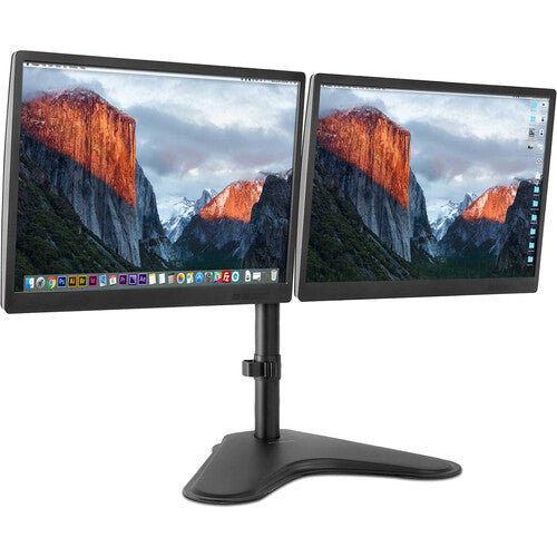 Mount-It! Soporte de Escritorio para 2 Monitores 32" 22 lb 360° Rotación