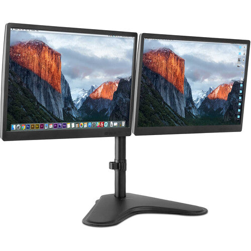 Soporte de Escritorio Dual Mount-It! para Monitores 19-32" con Rotación 360° y Inclinación 80°