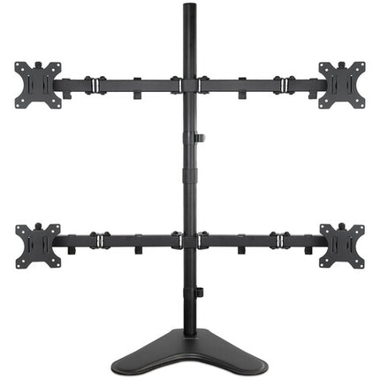 Mount-It! Quad Soporte de Escritorio para Monitores hasta 32" 17.6 lb Ajuste de Altura 34.8"