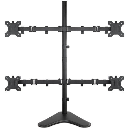 Mount-It! Quad Soporte de Escritorio para Monitores hasta 32" 17.6 lb Ajuste de Altura 34.8"