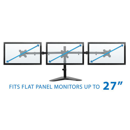 Mount-It! MI-2789 Soporte Triple para Monitor 19 a 27" Ajustable 15.4 lb