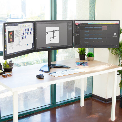 Mount-It MI-2789XL soporte triple para monitores de 28 a 32 pulgadas ajustable y carga 22 lb