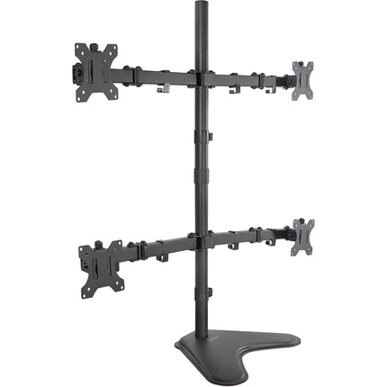 Mount-It! Quad Soporte de Escritorio para Monitores hasta 32" 17.6 lb Ajuste de Altura 34.8"
