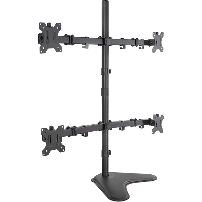 Mount-It! Quad Soporte de Escritorio para Monitores hasta 32" 17.6 lb Ajuste de Altura 34.8"