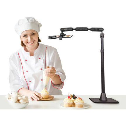 ARKON HD8RV29 Soporte Profesional para Teléfono y Cámara Negro con Altura Máxima de 43"