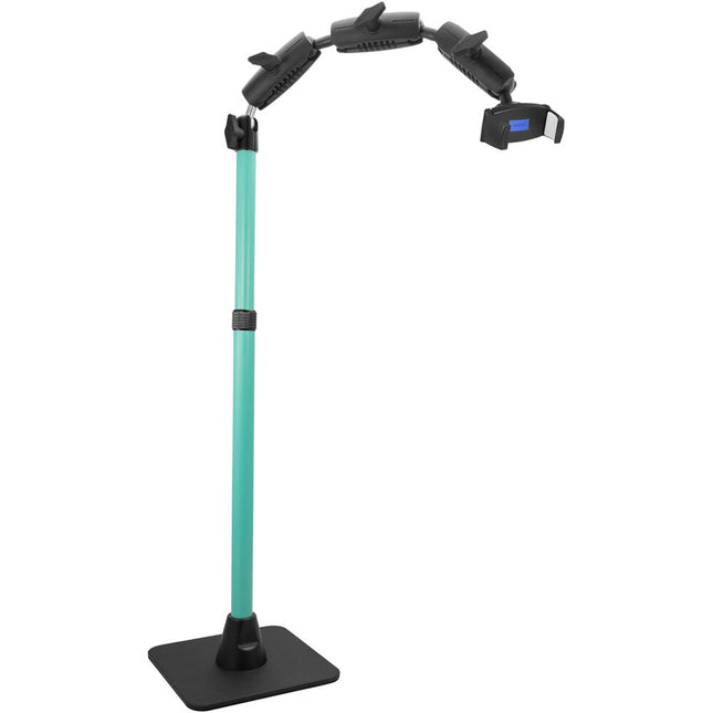 ARKON HD8RV29TL Soporte Profesional para Teléfono y Cámara Teal hasta 3.9" y 43" de Altura