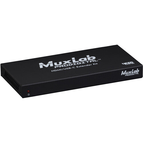 MuxLab HDMI USB-C Extensor KVM 4K 230' con Transmisor y Receptor