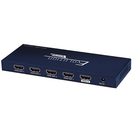Vanco Evolution Premium 4K HDMI Divisor 1x4 con Fuente de Poder