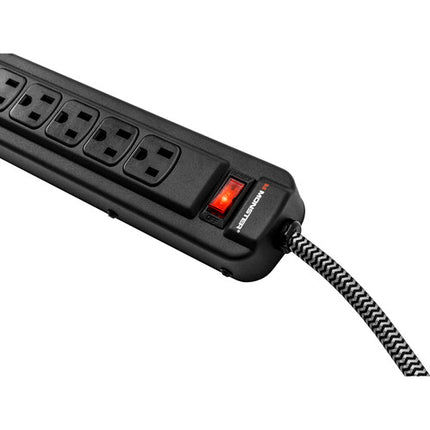 Monster Cable Pro MI Protector de Sobretensión 7 Enchufes 1350 Julios Interruptor LED