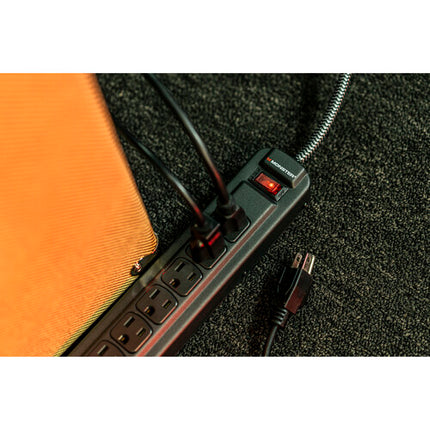 Monster Cable Pro MI Protector de Sobretensión 7 Enchufes 1350 Julios Interruptor LED