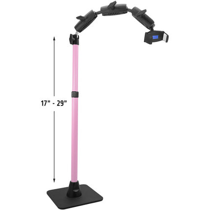 ARKON HD8RV29PK Soporte Profesional para Teléfono y Cámara Altura 43" Rosa