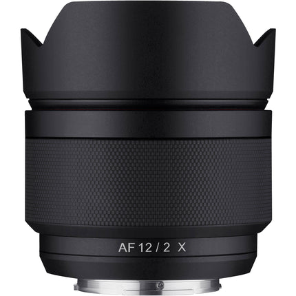 Samyang 12mm f2.0 AF para FUJIFILM X lente APS-C con estuche
