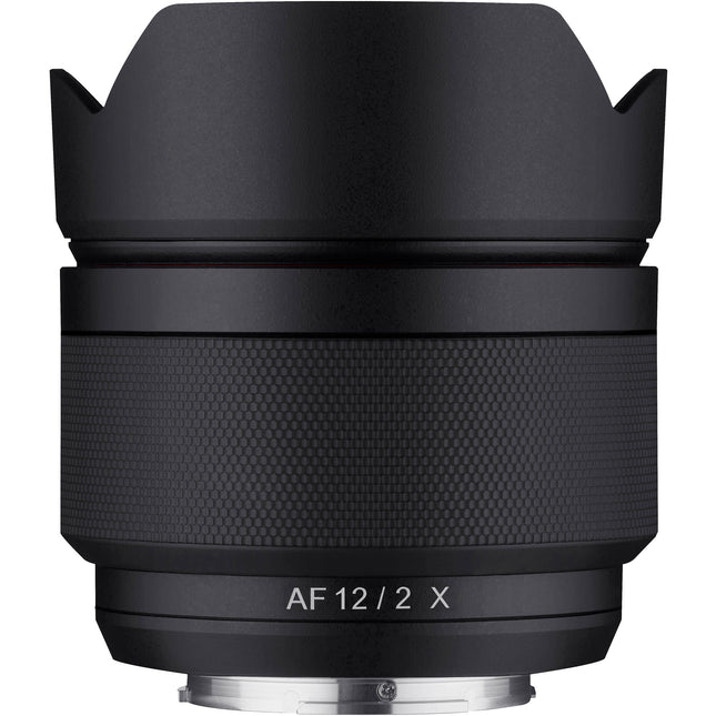 Samyang 12mm f2.0 AF para FUJIFILM X lente APS-C con estuche