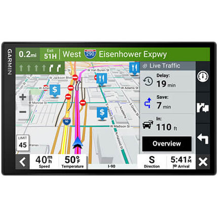 Garmin DriveSmart 86 Navegador GPS Pantalla 8 Pulgadas Tráfico en Tiempo Real