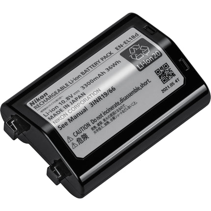 Batería Recargable Nikon EN-EL18d Litio 10.8V 3300mAh para Z 9
