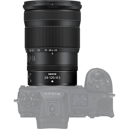 Nikon NIKKOR Z 24-120mm f4 S Lente Zoom Full Frame con Filtro UV 77mm