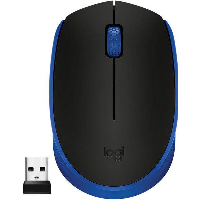 Logitech M170 Ratón Inalámbrico Azul 2.4 GHz Batería 12 Meses