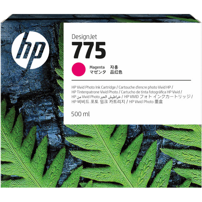 Cartucho de tinta original HP 775 Magenta 500mL para impresora DesignJet Z6 Pro 64"