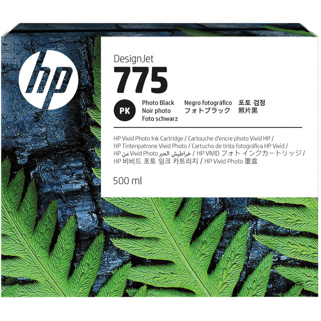 HP 775 Photo Black Cartucho de tinta original 500mL para impresora DesignJet Z6 Pro 64"