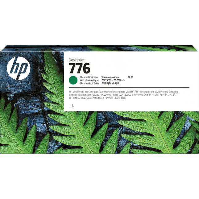 Cartucho de Tinta Original HP 776 Verde Cromático 1L para Impresora HP DesignJet Z9+ Pro 64"