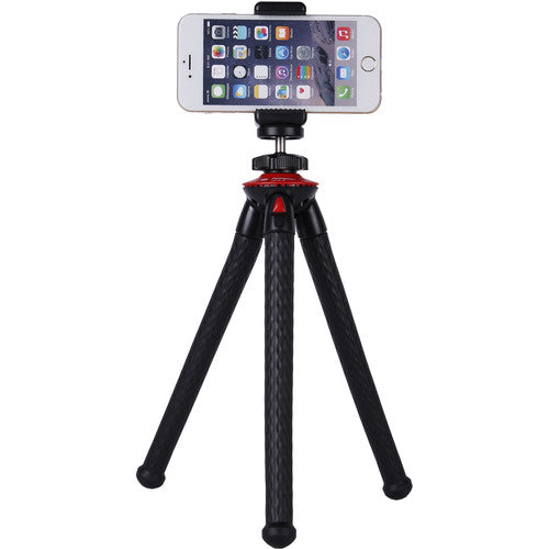 Fotopro UFO2 Kit de Trípode con patas de goma y cabezal 360° Bluetooth