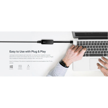 TP-Link UE306 Adaptador de Red USB 3.1 Gigabit Ethernet Ligero Portátil