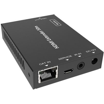 A-Neuvideo Extensor Splitter HDMI 4K60 1080p con 4 Receptores Cat 6 y Cables IR