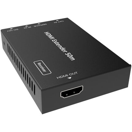 A-Neuvideo Extensor Splitter HDMI 4K60 1080p con 4 Receptores Cat 6 y Cables IR