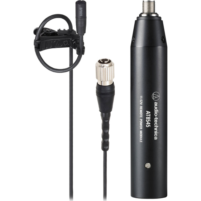 Audio-Technica BP899 Micrófono Lavalier Subminiatura Omnidireccional Sensibilidad Normal 140dB con Módulo XLR y Clip