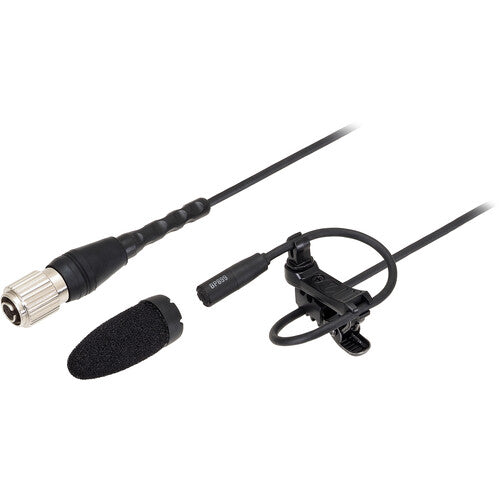 Audio-Technica BP899 Micrófono Lavalier Subminiatura Omnidireccional Sensibilidad Normal 140dB con Módulo XLR y Clip