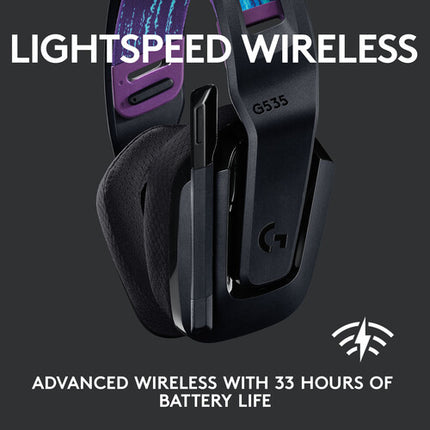 Logitech G G535 LIGHTSPEED Auriculares Inalámbricos Negro 40mm 33 Horas