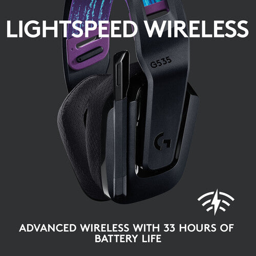 Logitech G G535 LIGHTSPEED Auriculares Inalámbricos Negro 40mm 33 Horas