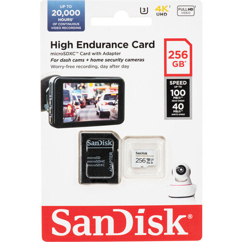 SanDisk 256GB microSDXC UHS-I Card Tarjeta de Memoria con Adaptador SD