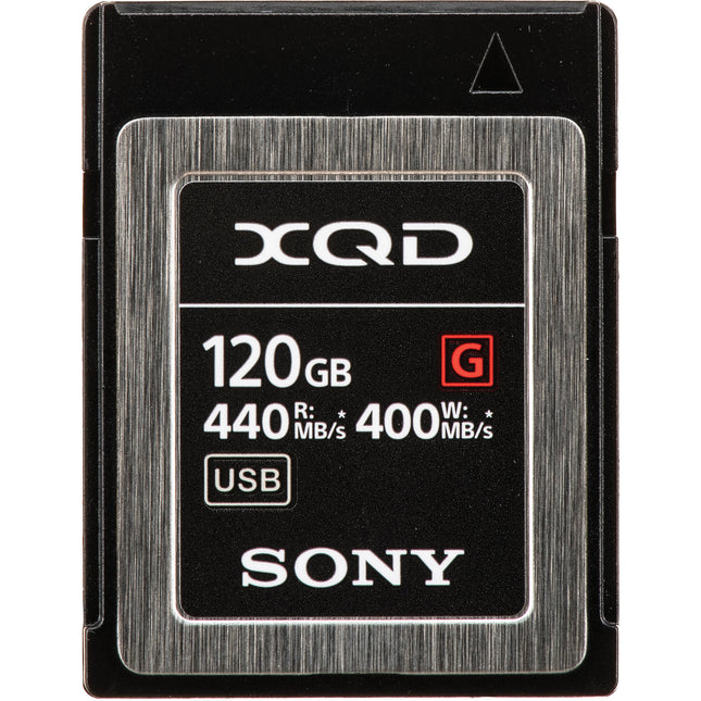 Sony 120GB Tarjeta de Memoria XQD G Series 440MBs Lectura 400MBs Escritura